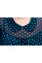 Блуза "Олси" 1610004/3 (Горох синяя)